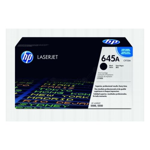 HP toner C9730A, 645A noir