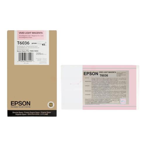Epson cartouche d'impression C13T603600, T6036 photo magenta