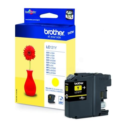 Brother cartouche d'impression LC121Y jaune