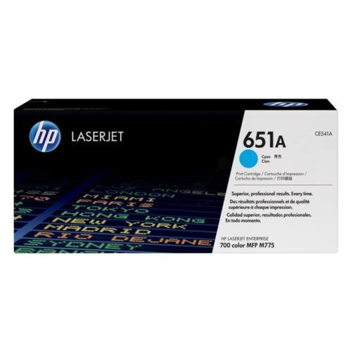 HP toner CE341A, 651A cyan