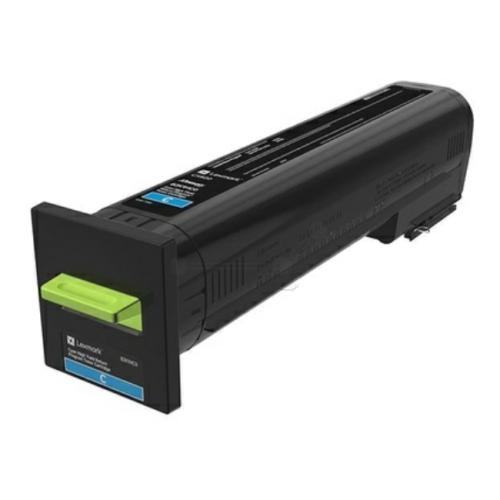 Lexmark toner 72K2XC0, 072K2XC0 cyan (Retour, grande capacité)