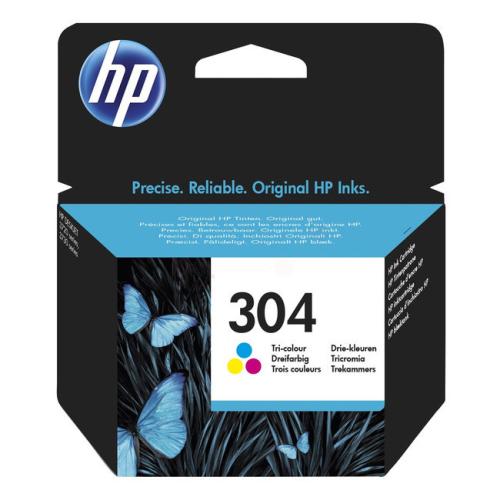 HP cartouche d'impression N9K05AE, 304 couleur
