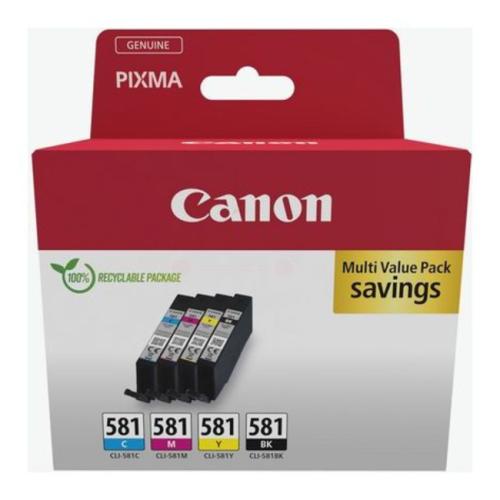 Canon cartouche d'impression 2103C004, CLI581 noir / cyan / magenta / jaune (multipack)