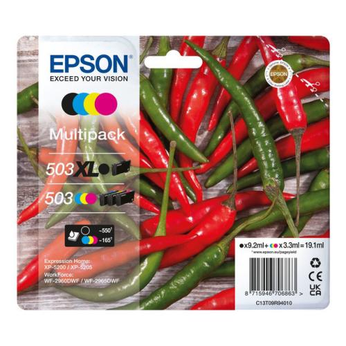 Epson cartouche d'impression C13T09R94010, 503XL503 noir / cyan / magenta / jaune (multipack)