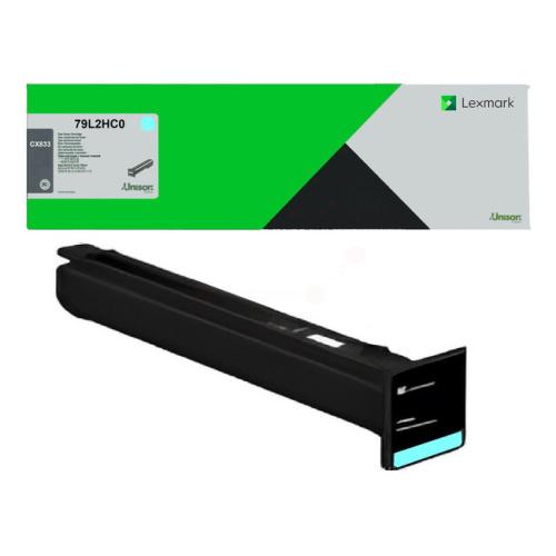 Lexmark toner 79L2HC0, 079L2HC0 cyan (Retour, grande capacité)