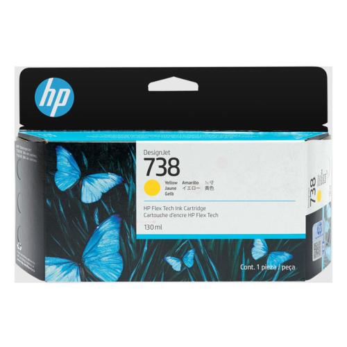 HP cartouche d'impression 498N7A, 738 jaune