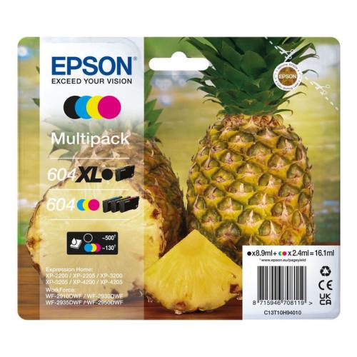 Epson cartouche d'impression C13T10H94010, 604XL604 noir / cyan / magenta / jaune (multipack)